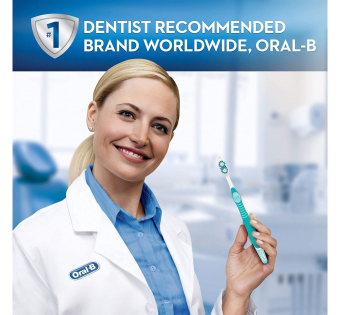 Набор мягких зубных щеток Oral-B 35 Soft Bristles 3D Vivid Toothbrush  (4 щетки)